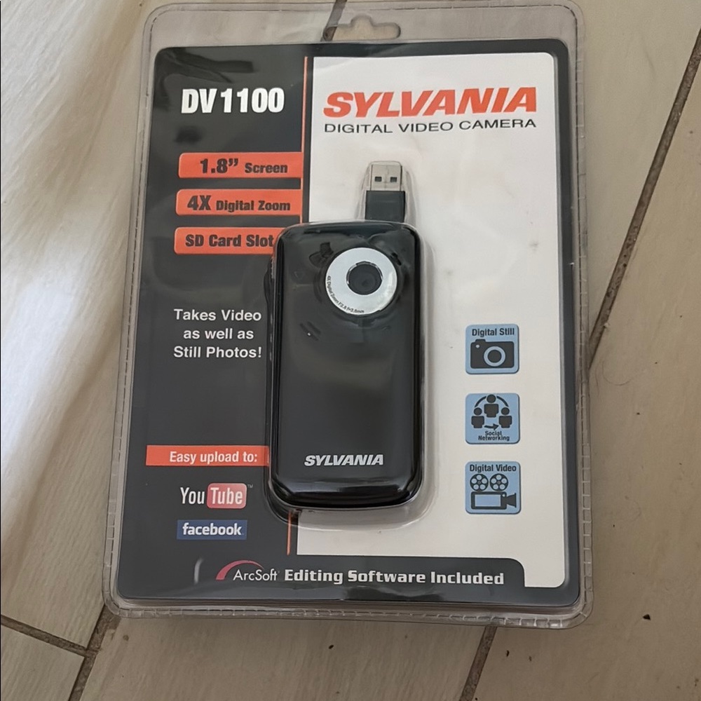 Black Digital Camera with Video Recording